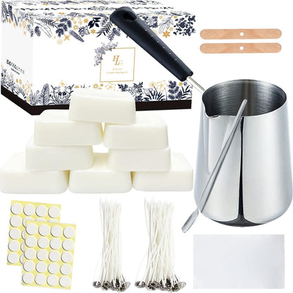 Kerzen Gießen Set DIY Kit 480g Sojawachs Anfänger Kinder