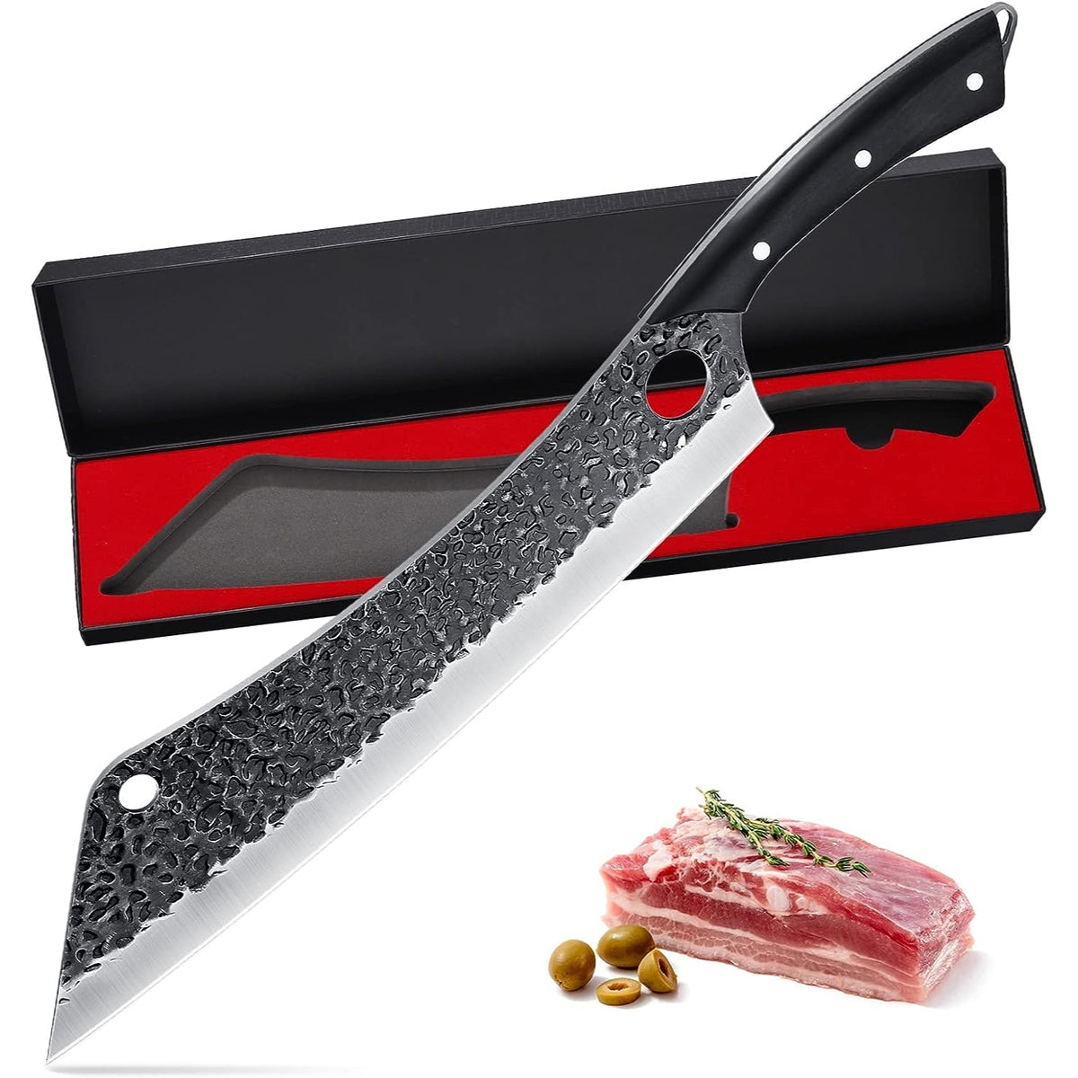 Hackmesser Lang 31cm Tranchiermesser Japanische Küchenmesser