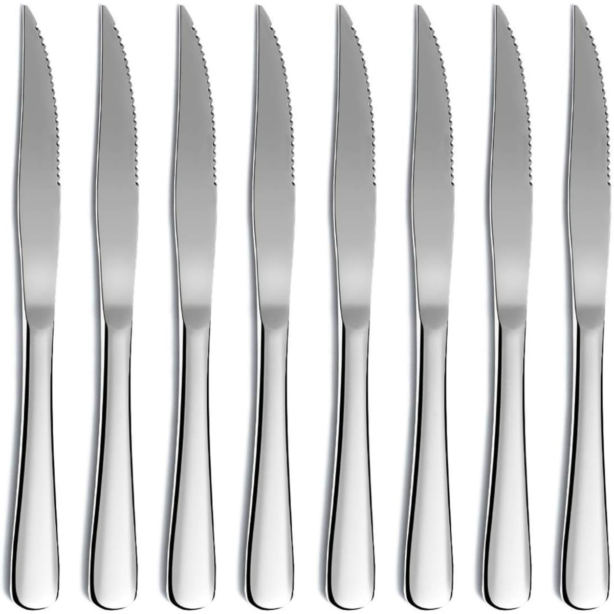 8tlg Edelstahl Steakmesser Set Besteck Spülmaschinenfest