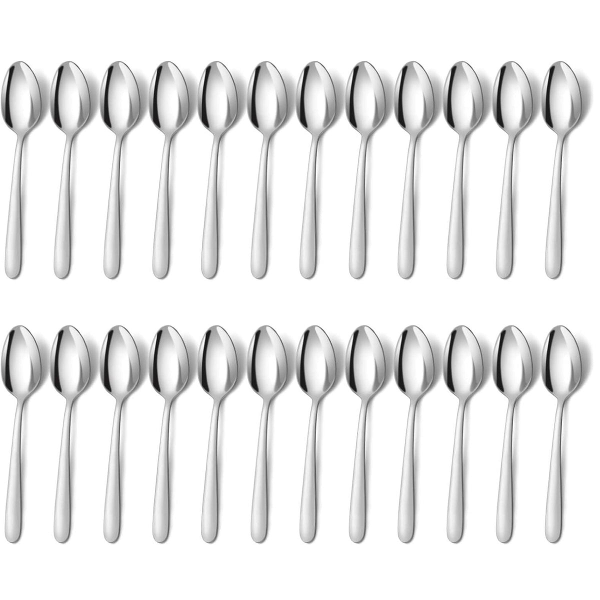 Teelöffel Set Kaffeelöffel Set 24 Stück Edelstahl 14,5cm
