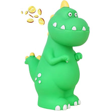 Kinder Sparschwein Dinosaurier Grün Geschenkidee