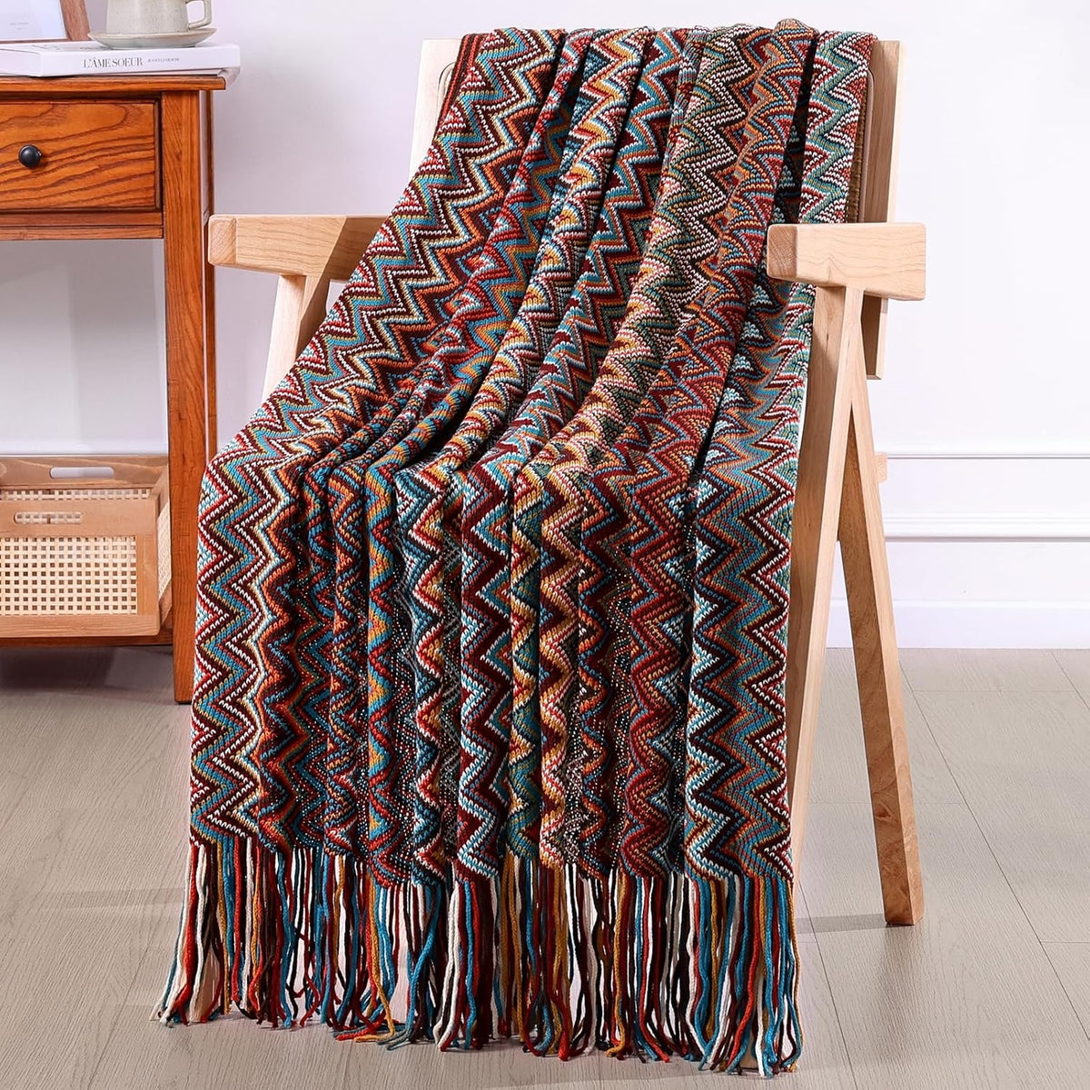 Bohemian Kuscheldecke 260GSM 130x160cm flauschige Decke