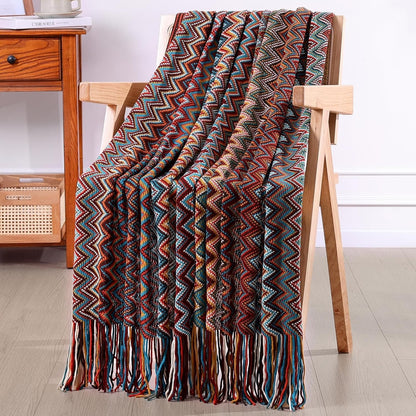 Bohemian Kuscheldecke 260GSM 130x160cm flauschige Decke