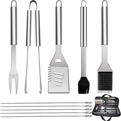 Grillbesteck Set 10 Stück Grillzubehör Männer Geschenk