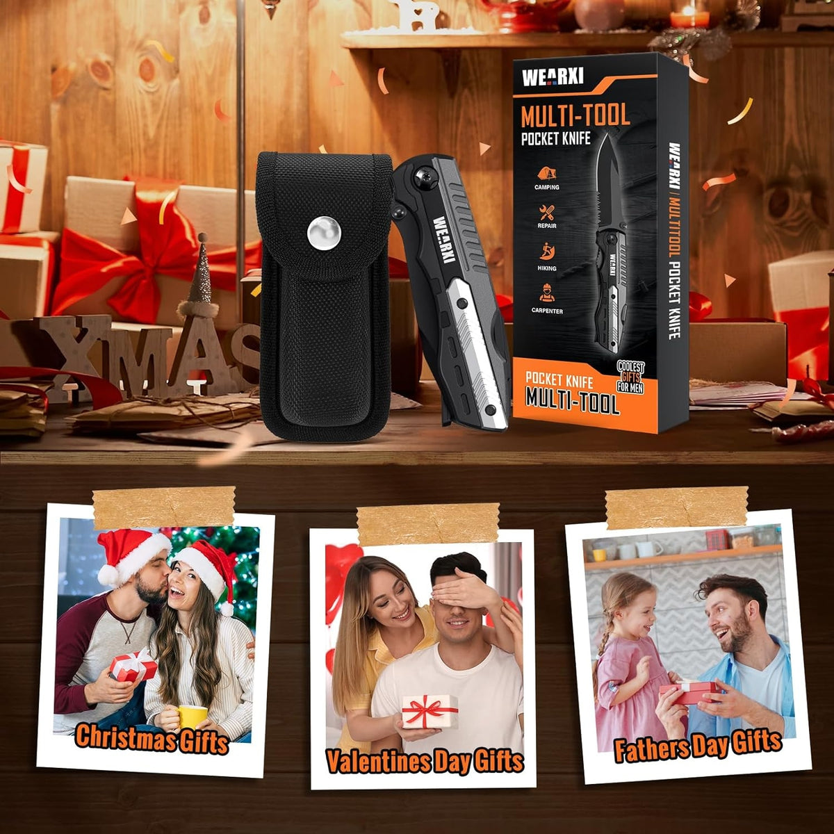 Multitool Taschenmesser Geschenke für Männer Klappmesser