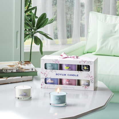 Duftkerzen Geschenke für Frauen Entspannungsgeschenke 6 Stk