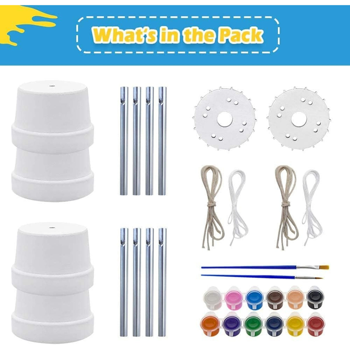 OSTALBKLANG Windspiel Bastelset 2er-Pack ostern geschenke kinder Selbermachen