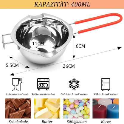 XL Kerzen Selber Machen Set Schmelztopf 200 Dochte 8 Farben