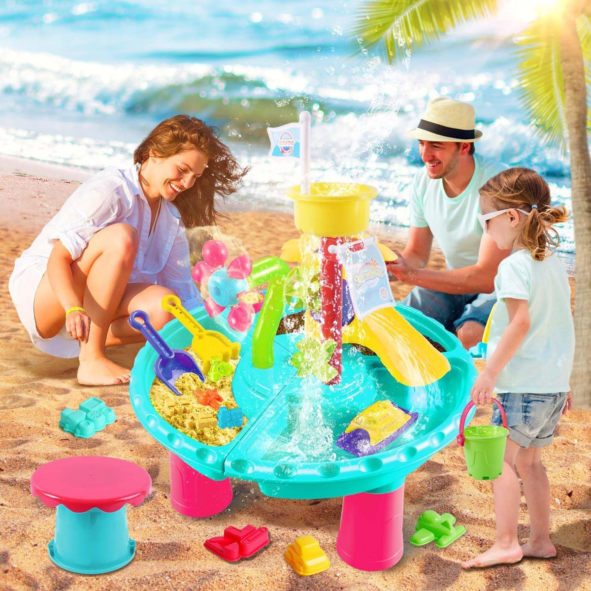 Wasserspieltisch Wasserspielzeug Kinder Wassertisch 31 stk