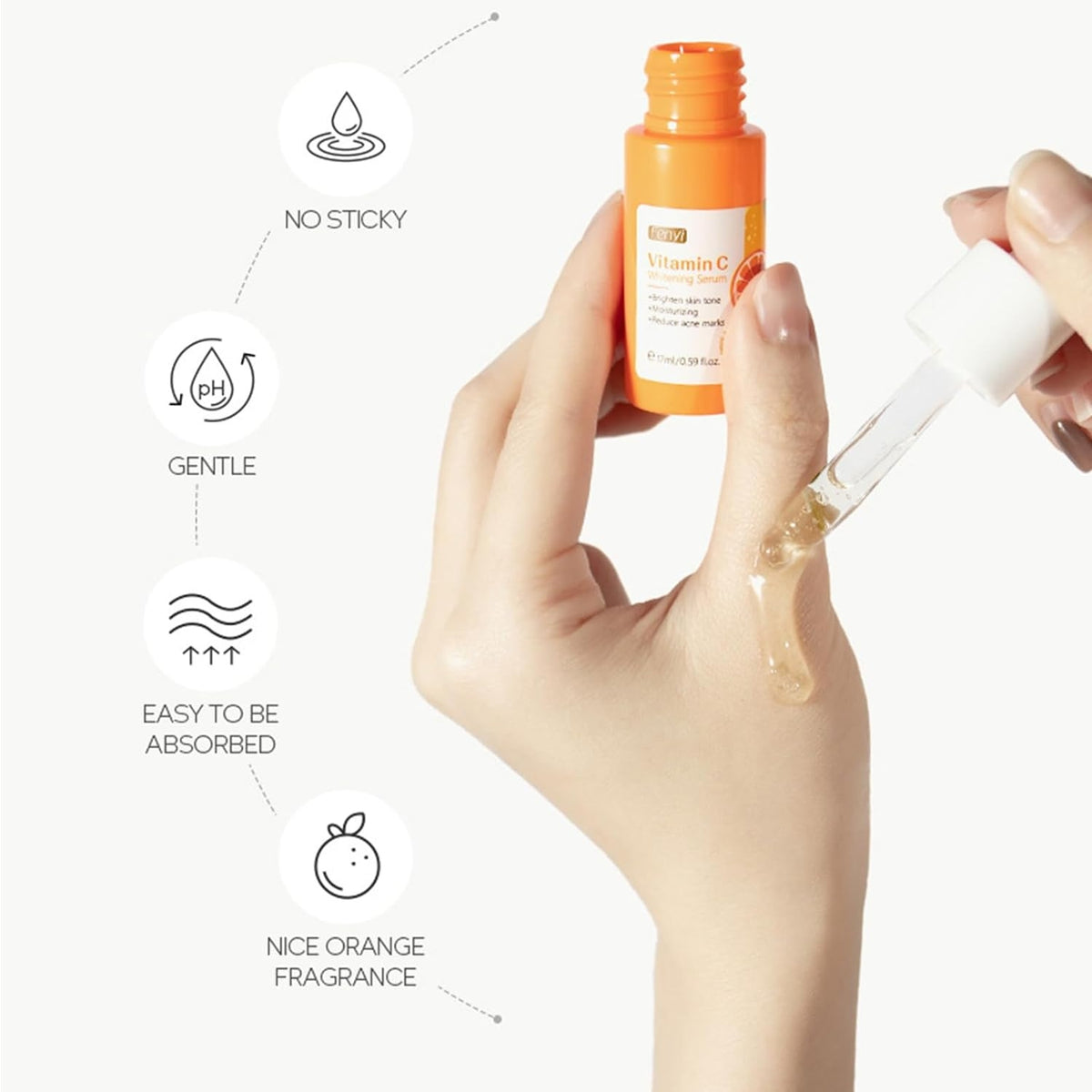 Vitamin C Skin Care Set 4tlg Anti-Aging Aufhellung Feuchtigkeit Gesichtspflege