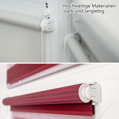 8 Stück Klebehalter für Klemmfix Doppelrollo Duo Rollo zum Kleben ohne Bohren für PVC und Metallfenster Ersatzhalterungen zum Festkleben ohne Bohren
