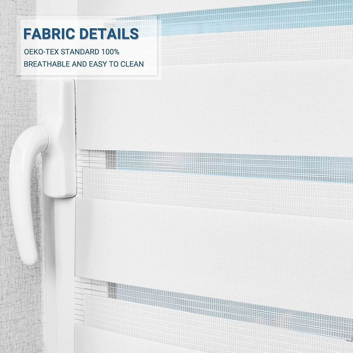 plissee ohne bohren Verdunkelung Doppelrollo Klemmfix ohne Bohren & mit Bohren 80x120cm Weiß Duo Rollos für Fenster und Tür