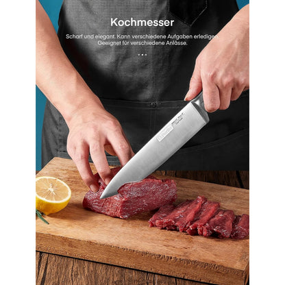 Küchenmesser Set 14 TLG Messer Set Messerblock mit Messer Edelstahl Professionel
