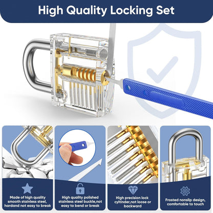 Lockpicking 17-Teiliges Set mit uhrmacherwerkzeug uhrmacher schraubendreher set