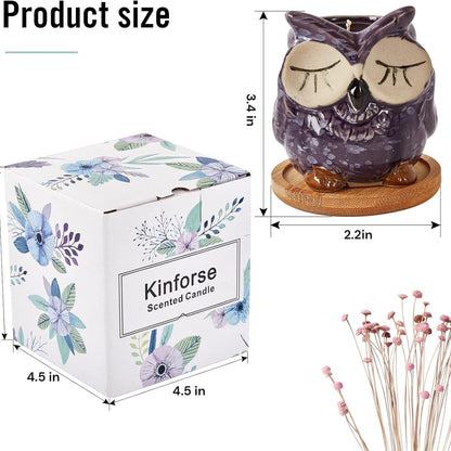 Lavendel Duftkerze Eulen Form Geburtstagsgeschenke für Frauen frauentag geschenk