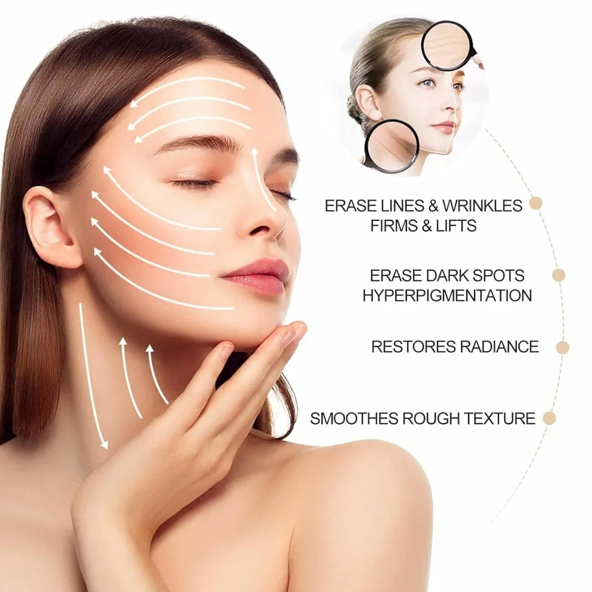 Vitamin C Hautpflege Geschenkset für Frauen Feuchtigkeitsspendend 8-tlg Set