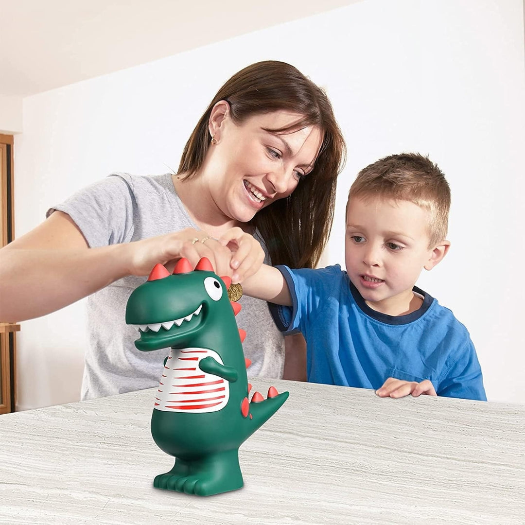 Cartoon Dinosaurier T-Rex Sparschwein Kinder Geldbank PVC Sturzsicher Dekoration Geschenk