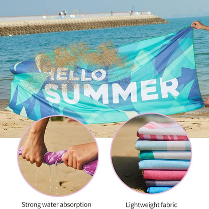Strandtuch Mikrofaser 180x90 Summer-Blatt Sandabweisend