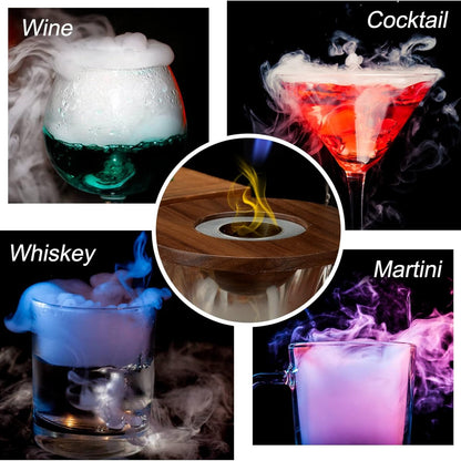 Whisky Geschenkset Cocktail Smoker Kit 4 Holzchips Vatertagsgeschenk