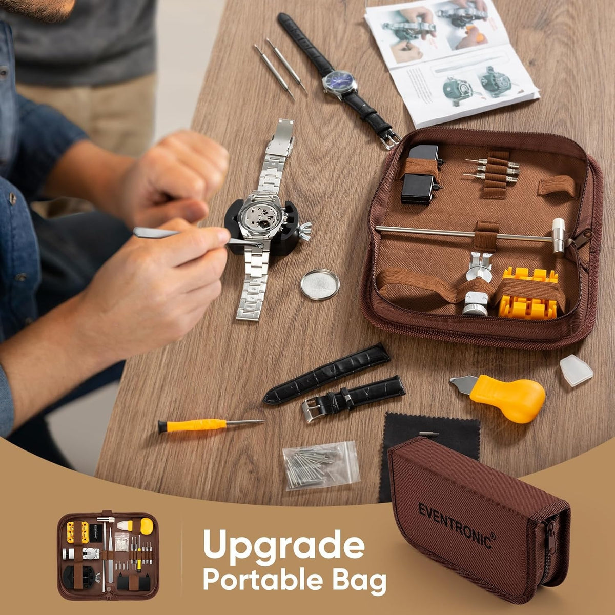 Uhrmacherwerkzeug Set Uhrenwerkzeug Batteriewechsel Uhren Werkzeuge Set