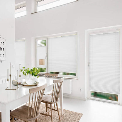 Plissee Klemmfix ohne Bohren Jalousien Fenster Rollos ohne Bohren 110x120cm