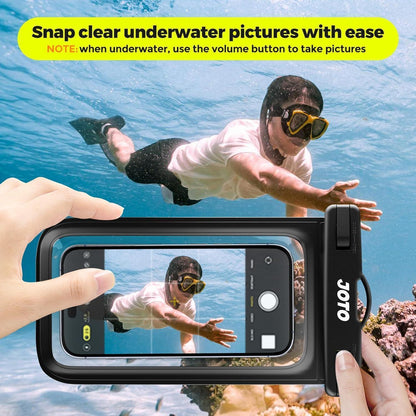 Wasserdichte Handyhülle bis 7 Zoll, Schwarz