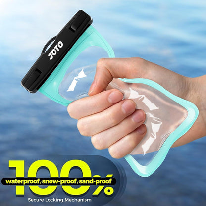 Wasserdichte Handyhülle für Smartphones bis 7 Zoll, Grün