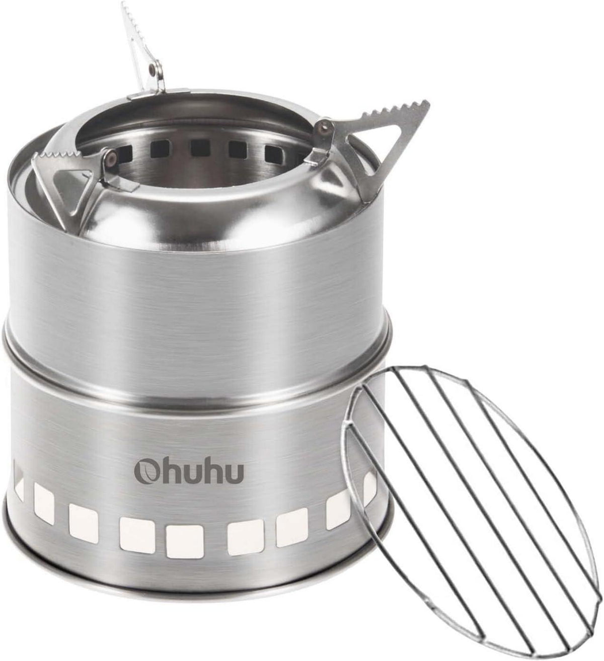 Hobo Kocher Camping Outdoor Ofen Edelstahl Tragetasche BBQ Wandern