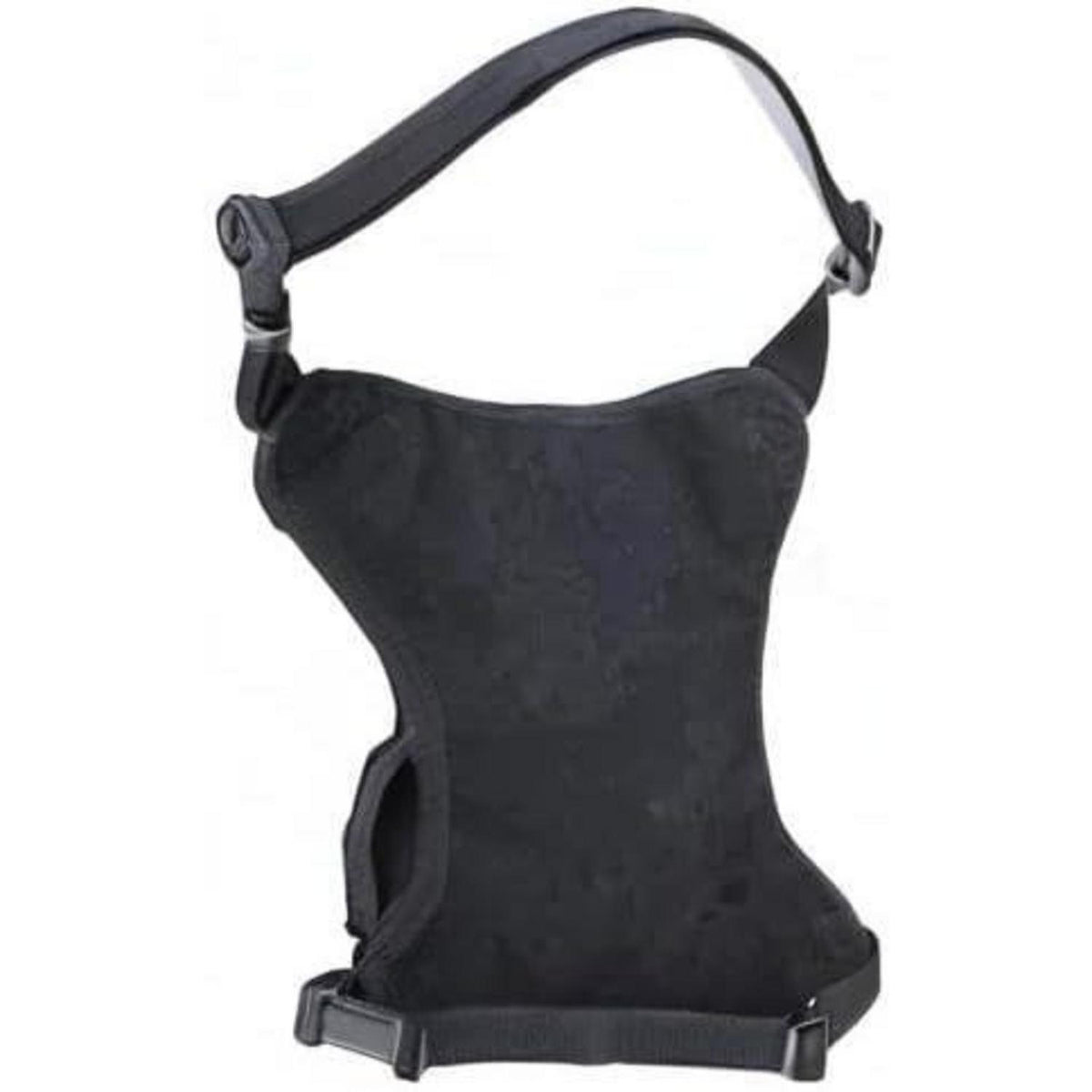 Motorrad Beintasche Canvas Reitertasche Hüfttasche Schwarz