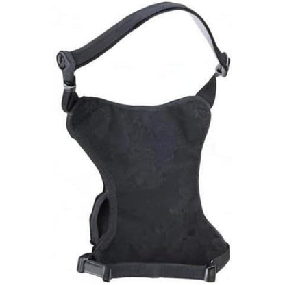 Motorrad Beintasche Canvas Reitertasche Hüfttasche Schwarz