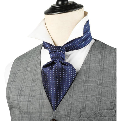 Herren Krawattenschal Rot Paisley Set
