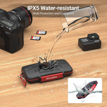 SD Karten Aufbewahrungsbox wasserdicht für 12 Karten mit Karabiner