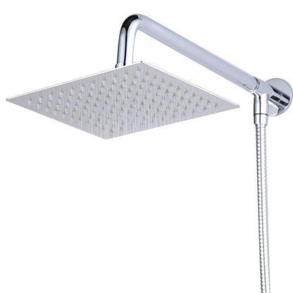 Quadratischer Einbauduschkopf Edelstahl 30cm Luxus Duschkopf