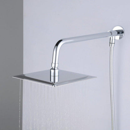 Quadratischer Einbauduschkopf Edelstahl 30cm Luxus Duschkopf