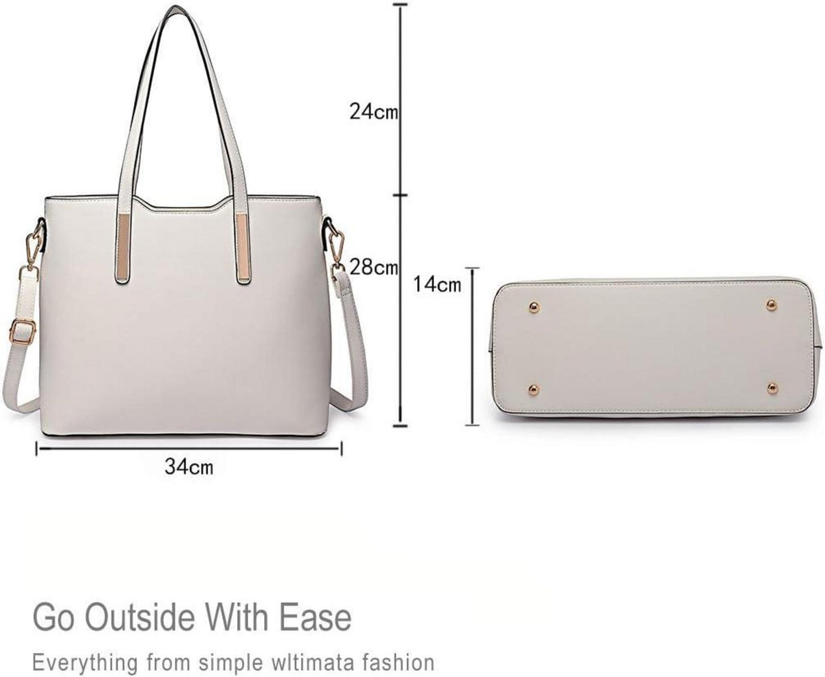 Handtasche Damen Schultertasche Tote Bag Set 3-teilig