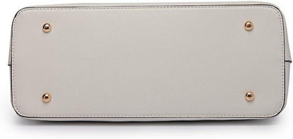 Miss Lulu Damen Handtasche Schultertaschen Tote Bag Henkeltasche Set 3-teilig