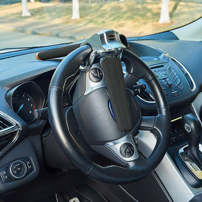 Lenkradschloss mit Notfallhammer – Auto Diebstahlsicherung