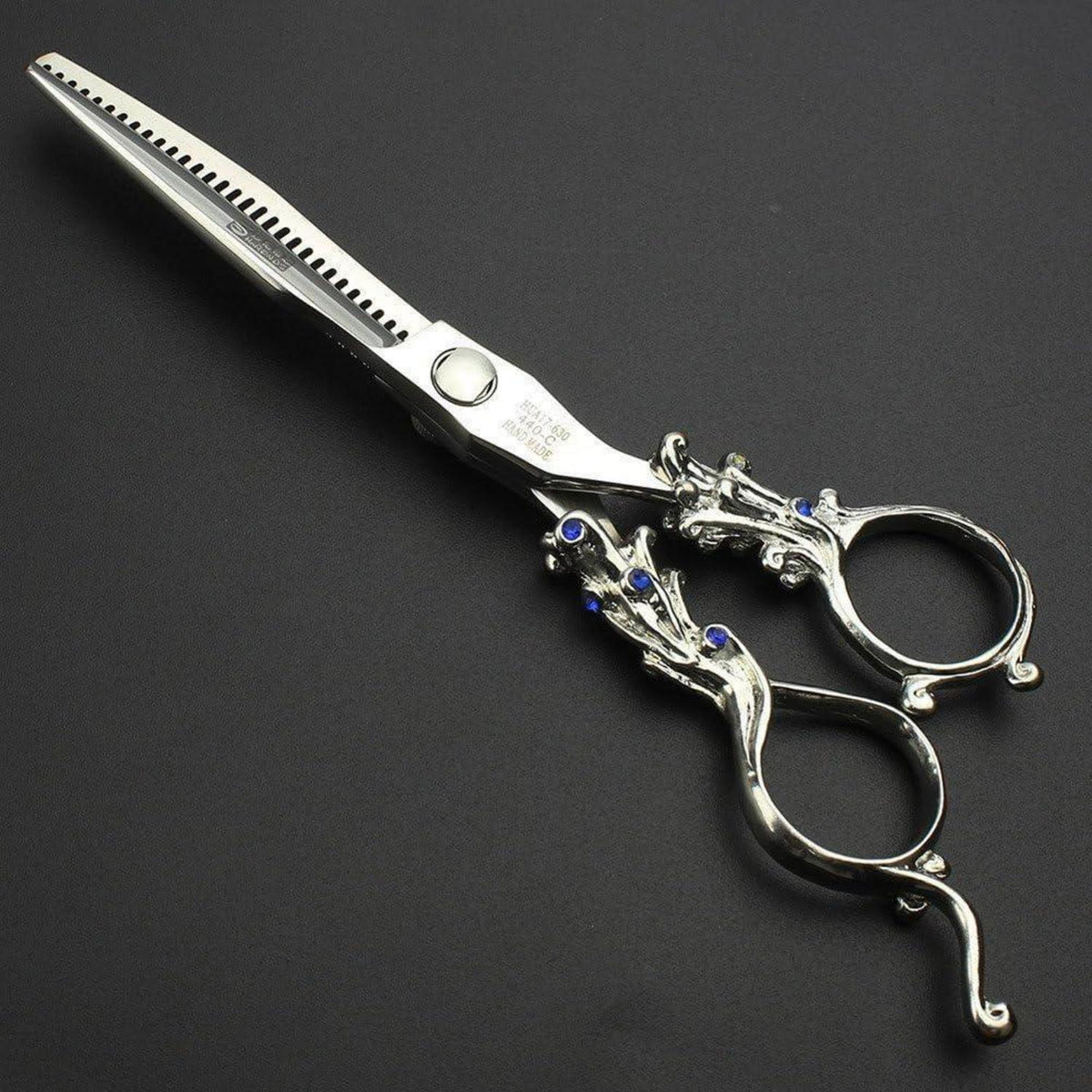 6 Zoll Friseurschere Set - Violett & Dünnschere - Japan Edelstahl