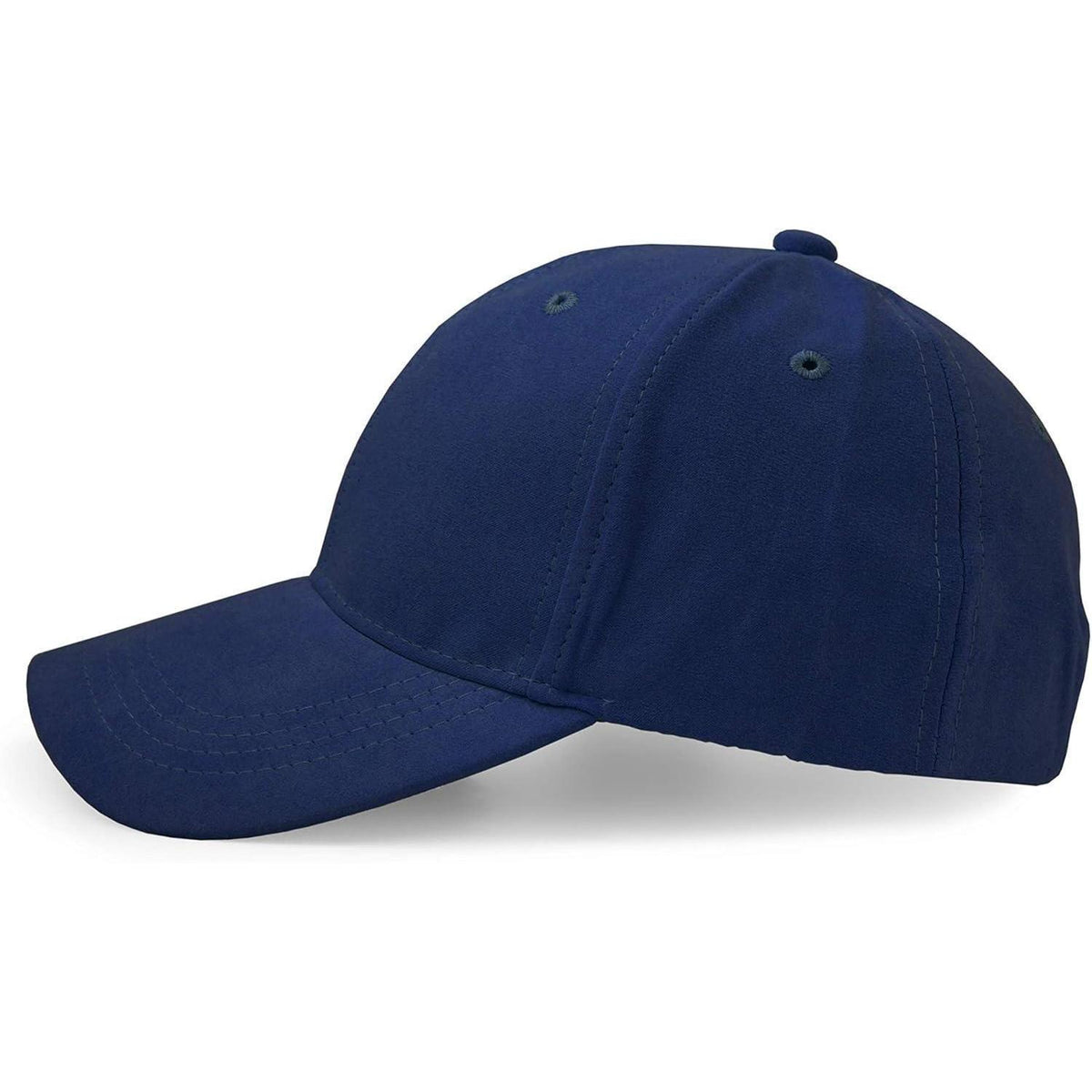 Wildlederimitat Baseball Cap Dunkelblau, Einstellbar & Unisex