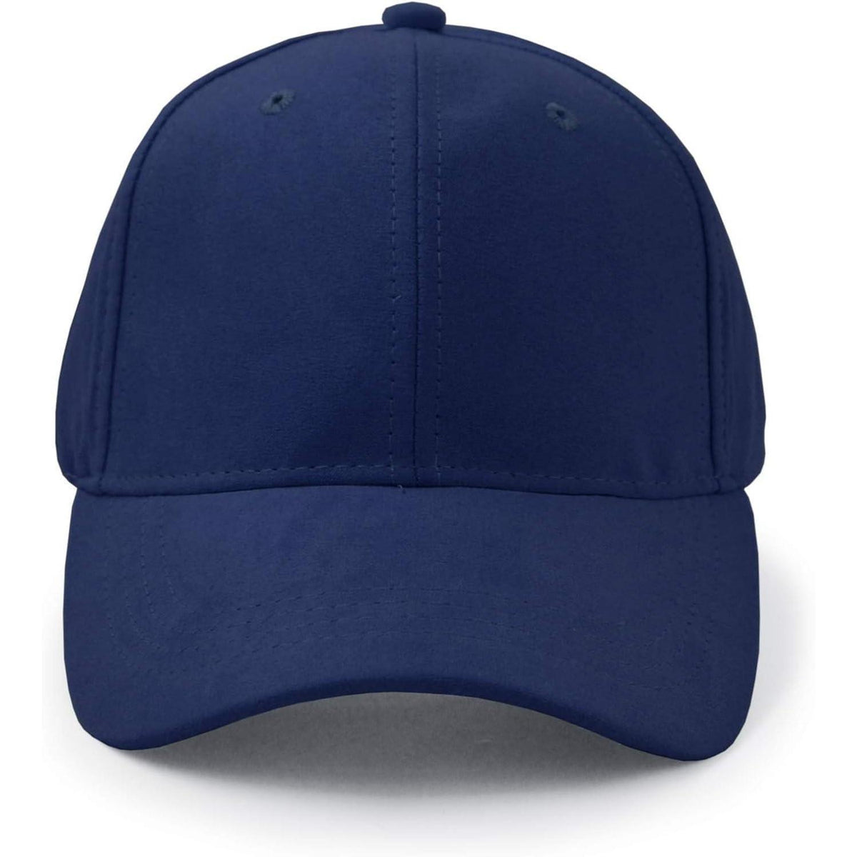 Wildlederimitat Baseball Cap Dunkelblau, Einstellbar & Unisex