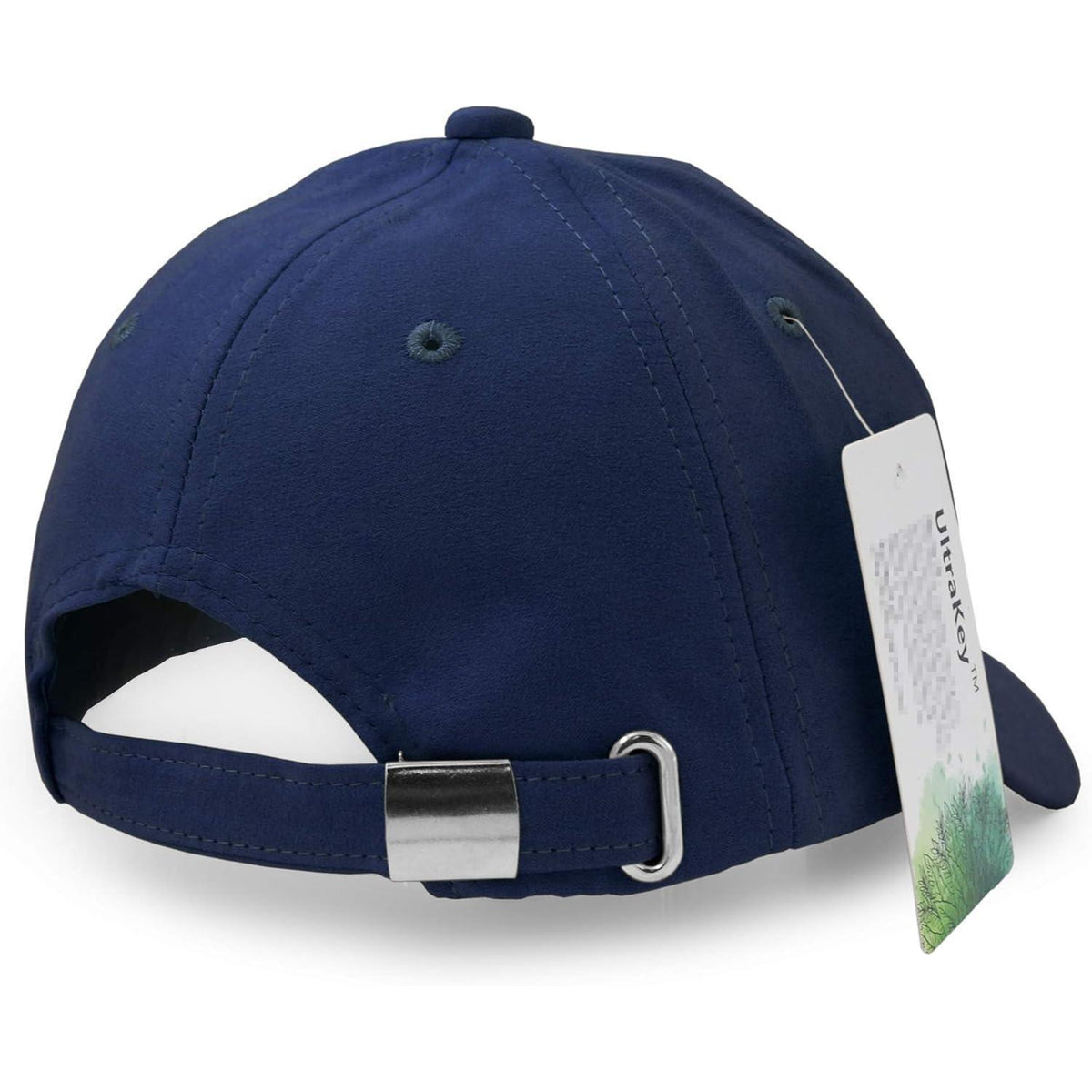 Wildlederimitat Baseball Cap Dunkelblau, Einstellbar & Unisex