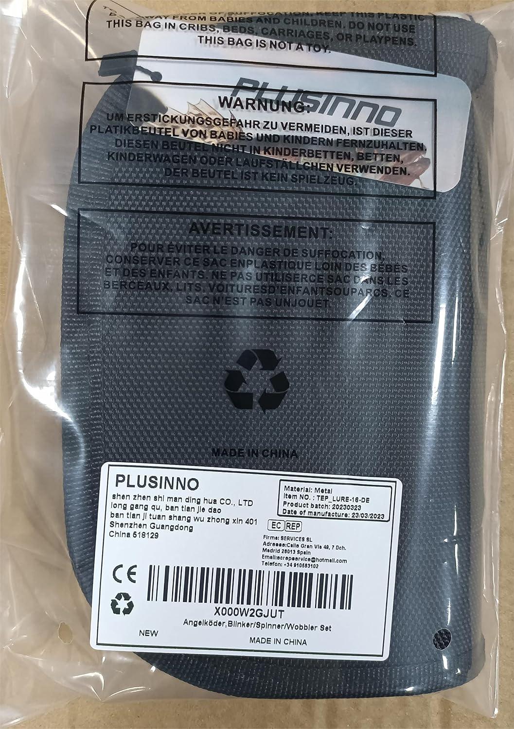 16-teiliges Hecht Barsch Zander Forelle Köder Set Tragetasche Angelköder