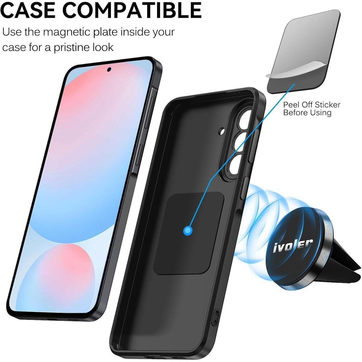 Magnetische Handyhalterung fürs Auto – 2er Set