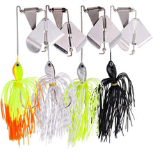 Buzzbait Spinnerbait Topwater Köder Barsch Hecht Angeln 4er