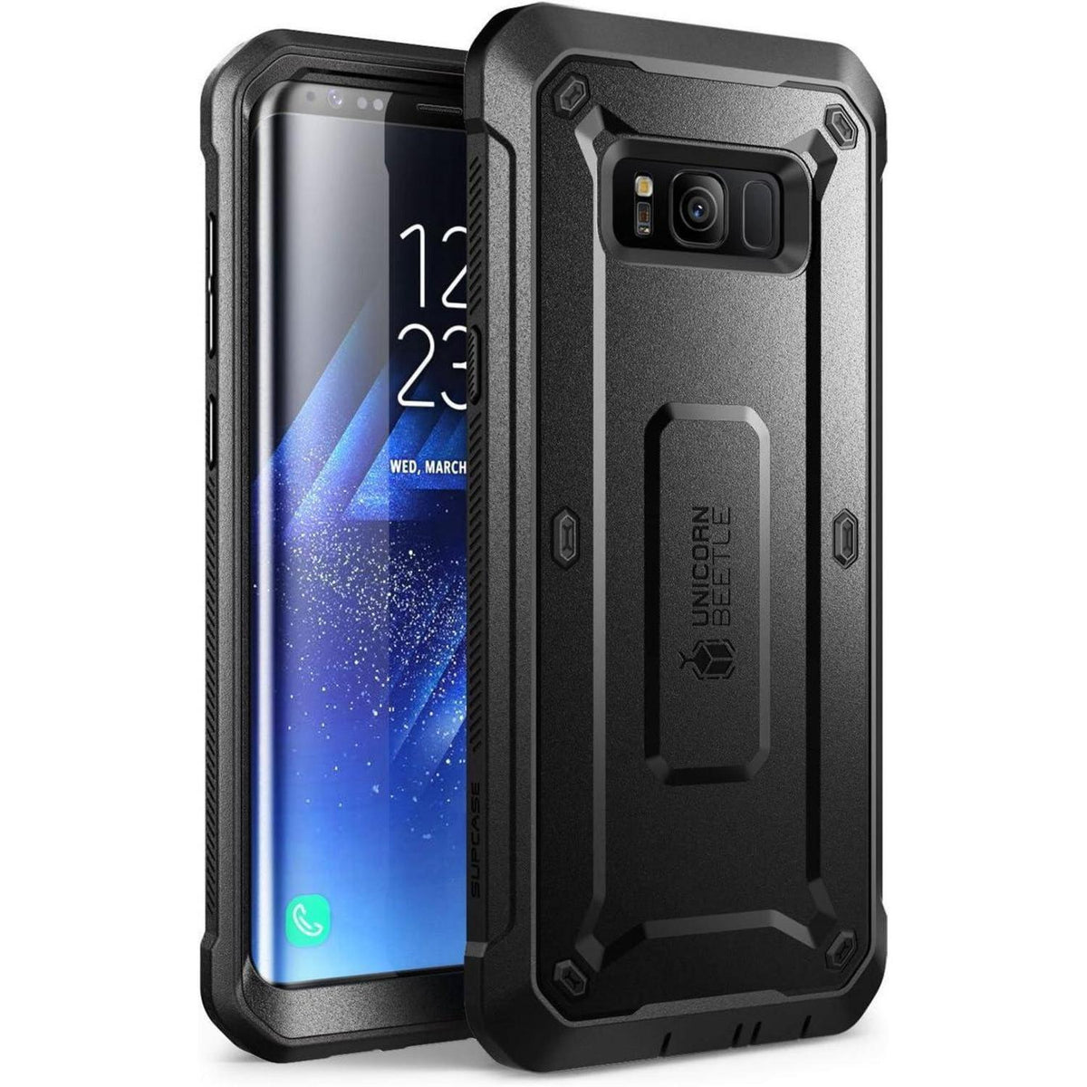 Schutzhülle für Samsung Galaxy S8 mit Gürtelclip & Displayschutz