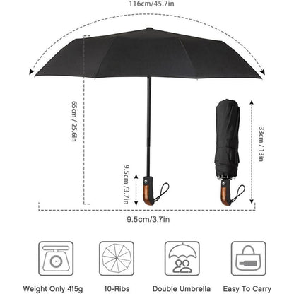 Regenschirm Taschenschirm Damen Herren Sturmfest Windsicher