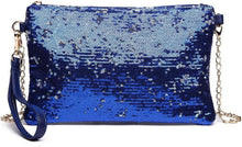 Pailletten Clutch Umhängetasche Party Damen Mini Eleganter Glanz