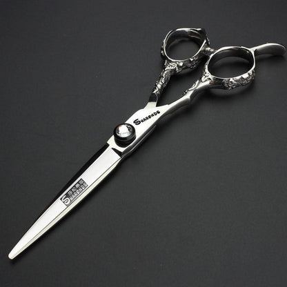 6-Zoll Linkshänder Friseurschere Set | 440C Stahl, Professionell