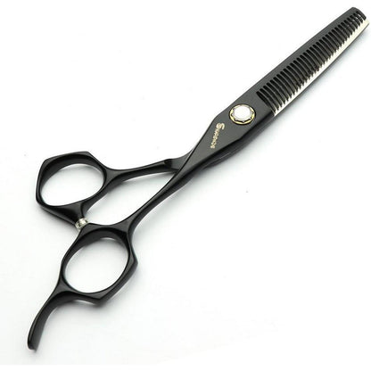 Professionelle Friseurschere 6 Zoll Edelstahl Schwarz