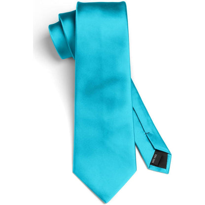 Blau Krawattenset mit Einstecktuch